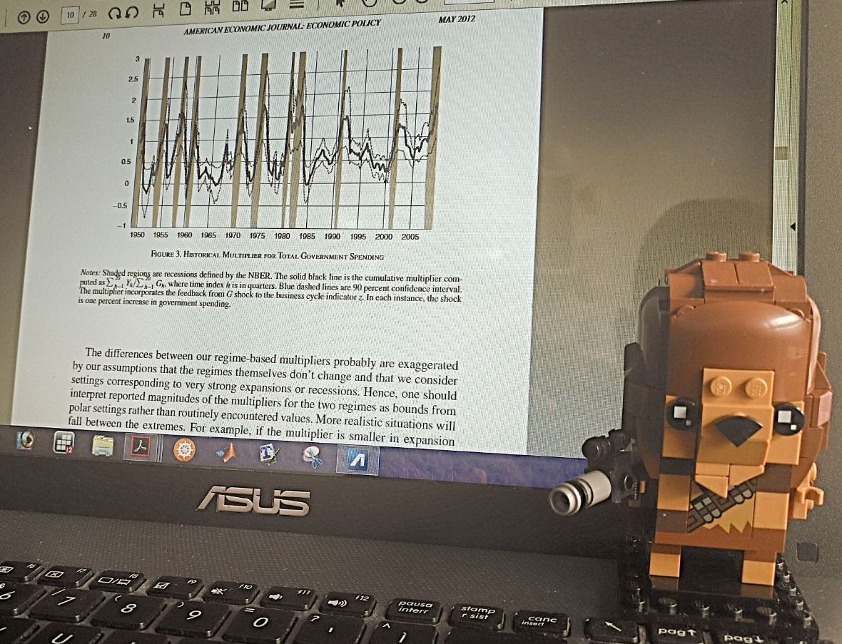 Lego Chewbacca and economics paper